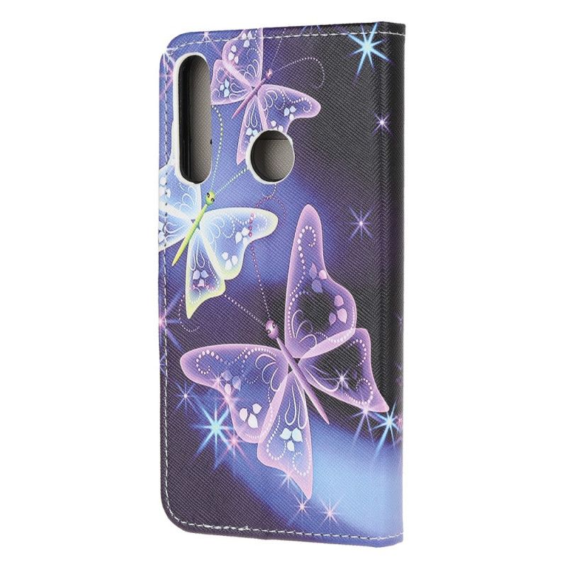 Housse Huawei P40 Lite E / Y7p Papillons Et Fleurs