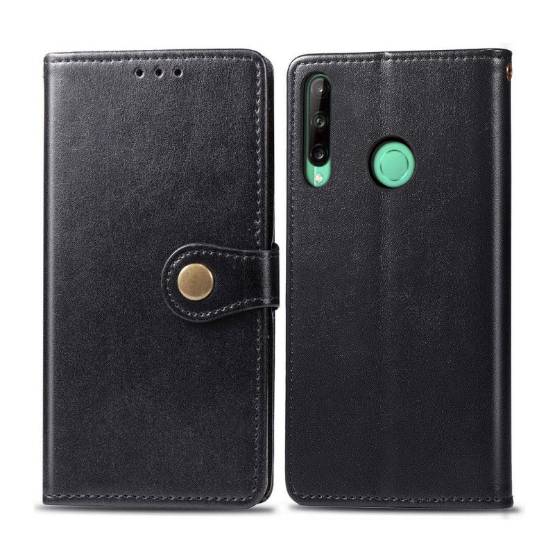 Housse Huawei P40 Lite E / Y7p Simili Cuir Et Fermoir Vintage