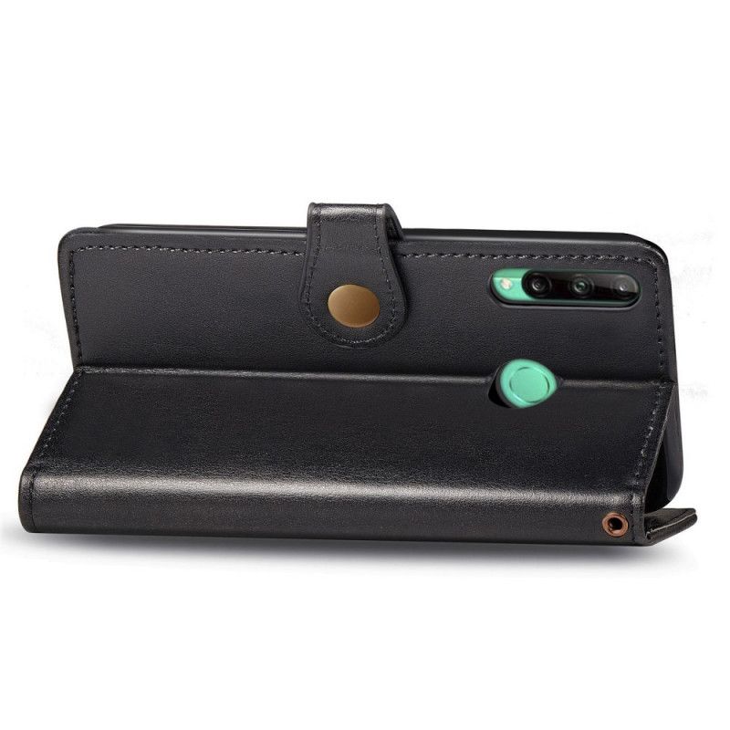 Housse Huawei P40 Lite E / Y7p Simili Cuir Et Fermoir Vintage