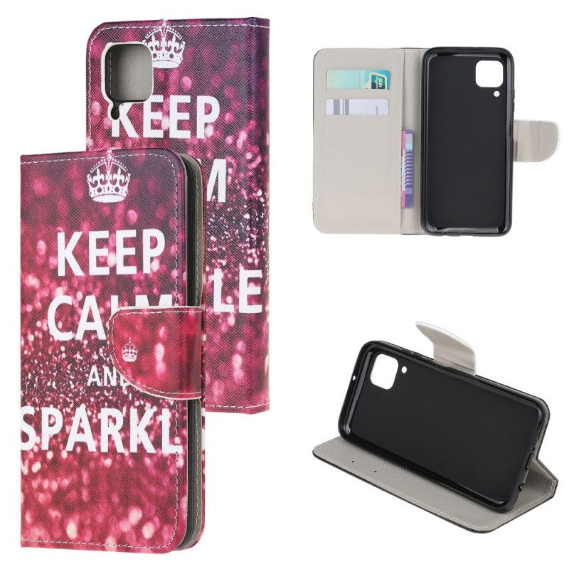 Housse Huawei P40 Lite Keep Calm And Sparkle