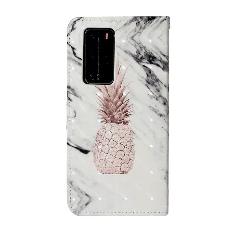 Housse Huawei P40 Pro Light Spot Ananas