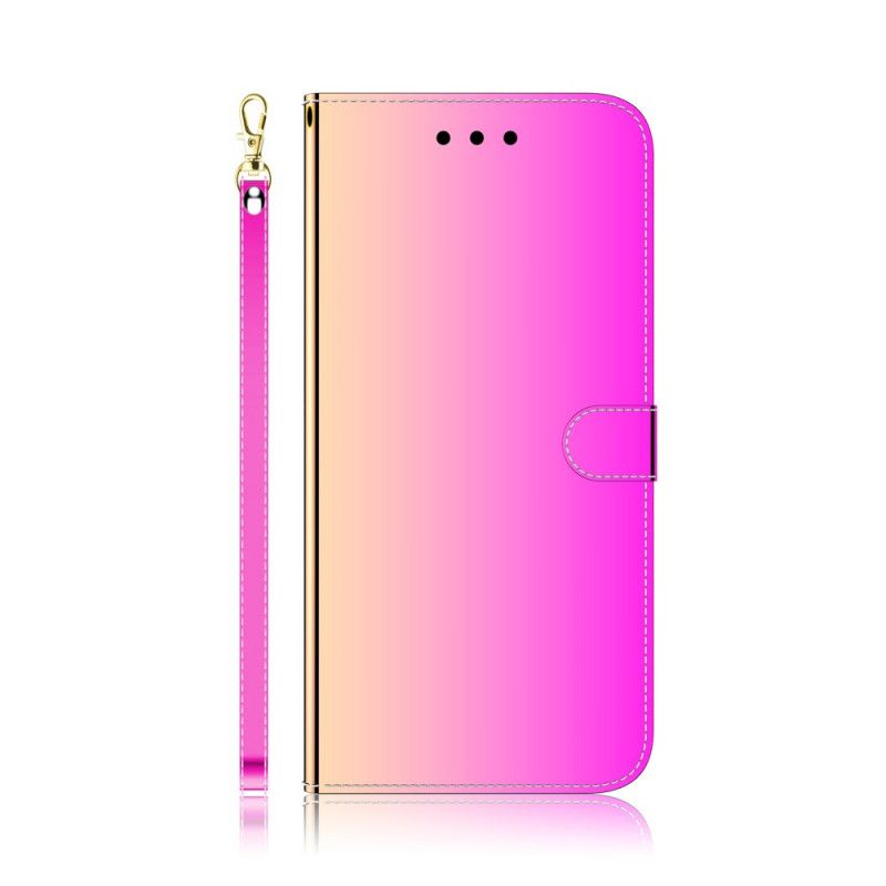 Housse Huawei P40 Pro Simili Cuir Couverture Miroir