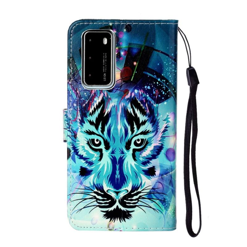 Housse Huawei P40 Tigre Des Glaces