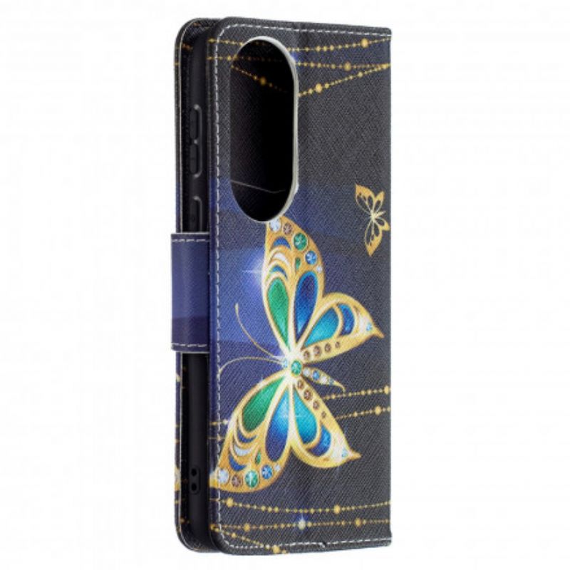 Housse Huawei P50 Papillon Magique