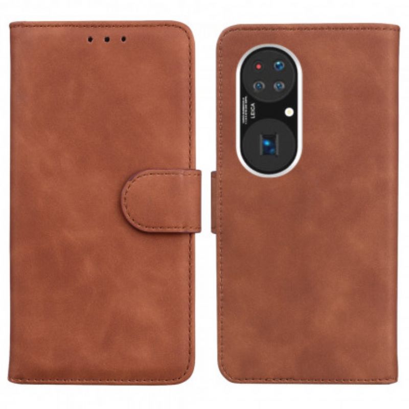 Housse Huawei P50 Pro Style Cuir Vintage Couture