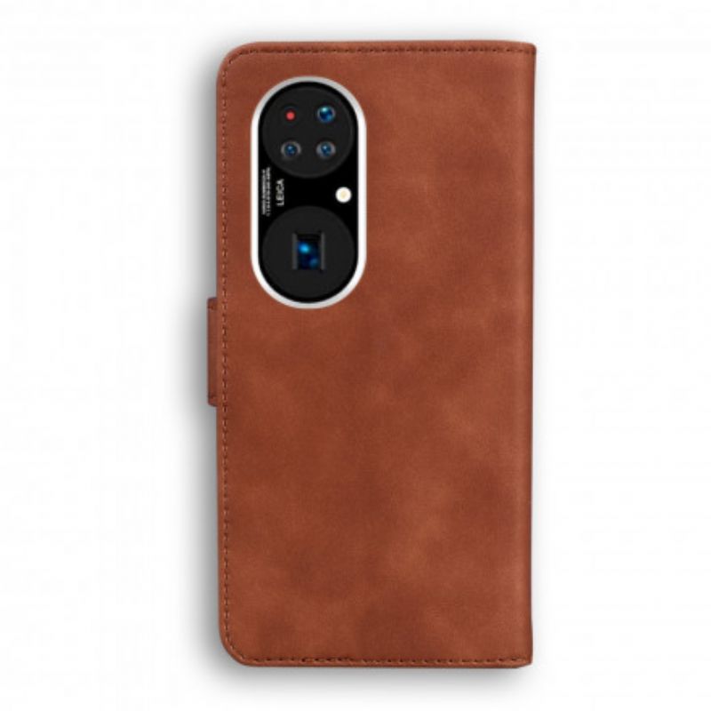 Housse Huawei P50 Pro Style Cuir Vintage Couture