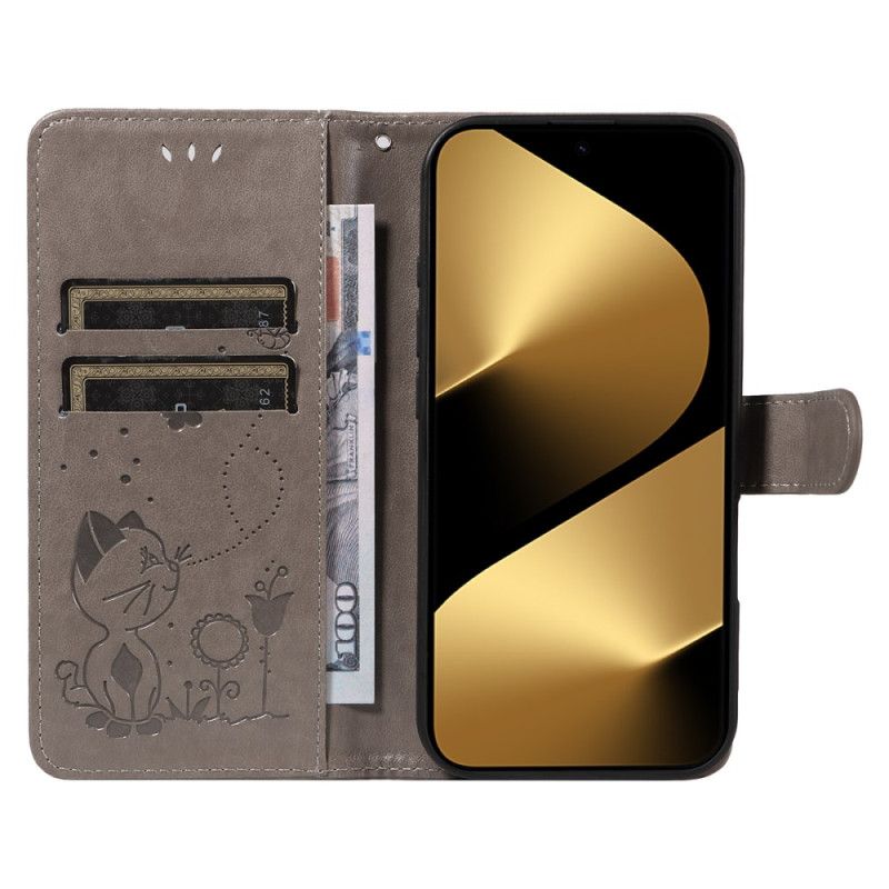 Housse Huawei Pura 80 Ultra Abeille et Chat