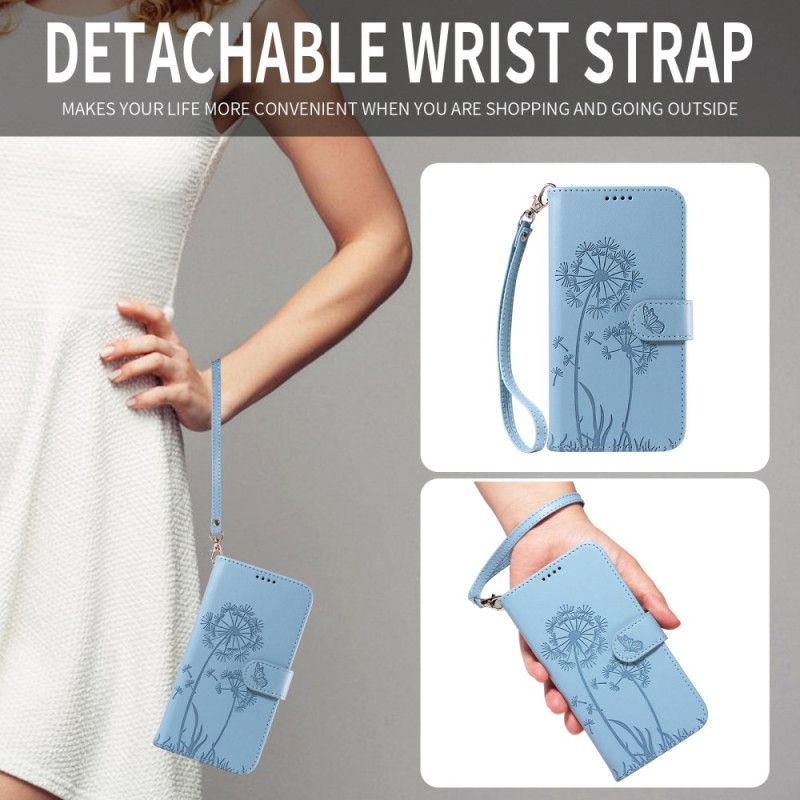 Housse Huawei Pura 80 Ultra Pissenlits à Lanière