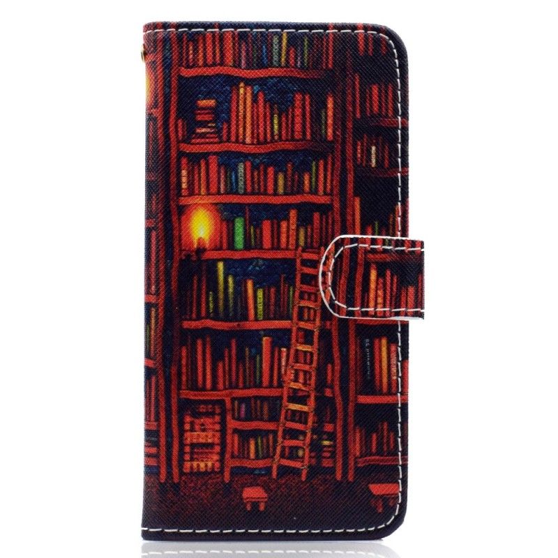 Housse Huawei Y5 2018 Bibliothèque