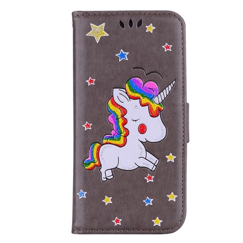 Housse Huawei Y5 2018 Licorne À Paillettes