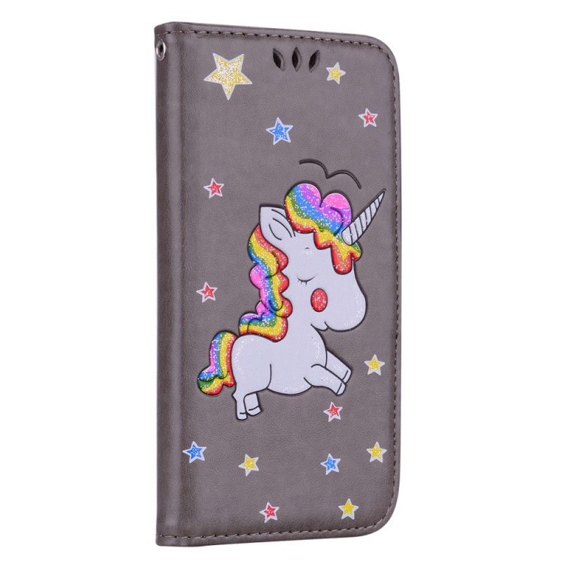 Housse Huawei Y5 2018 Licorne À Paillettes