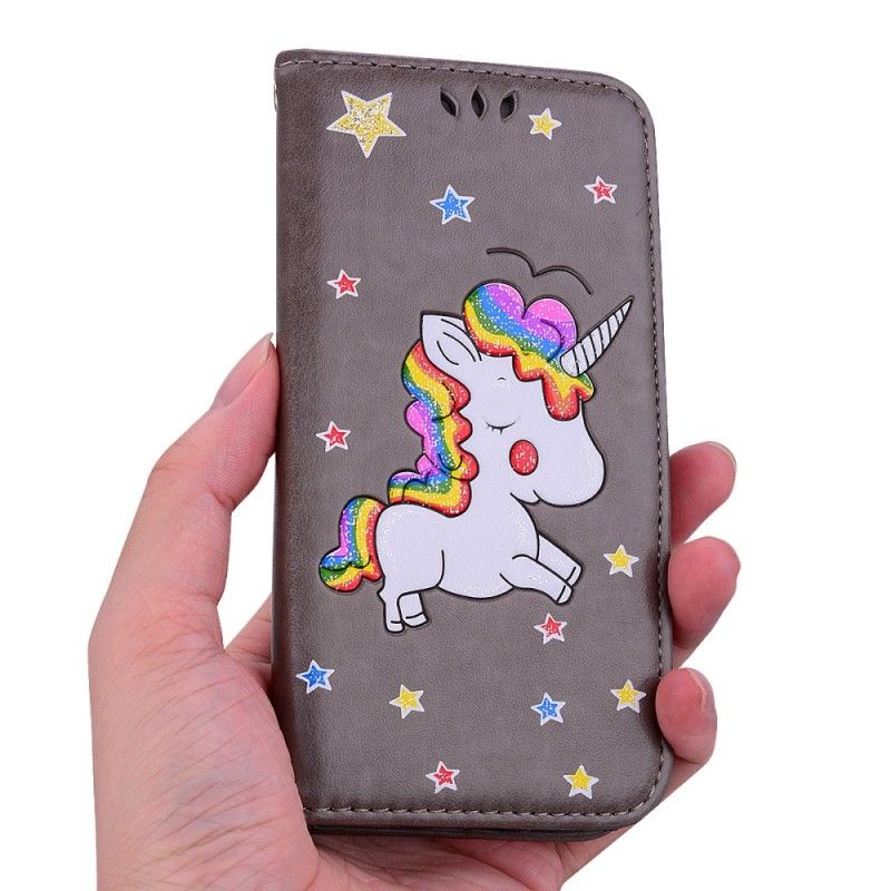 Housse Huawei Y5 2018 Licorne À Paillettes