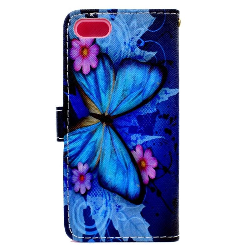 Housse Huawei Y5 2018 Papillon Tropical