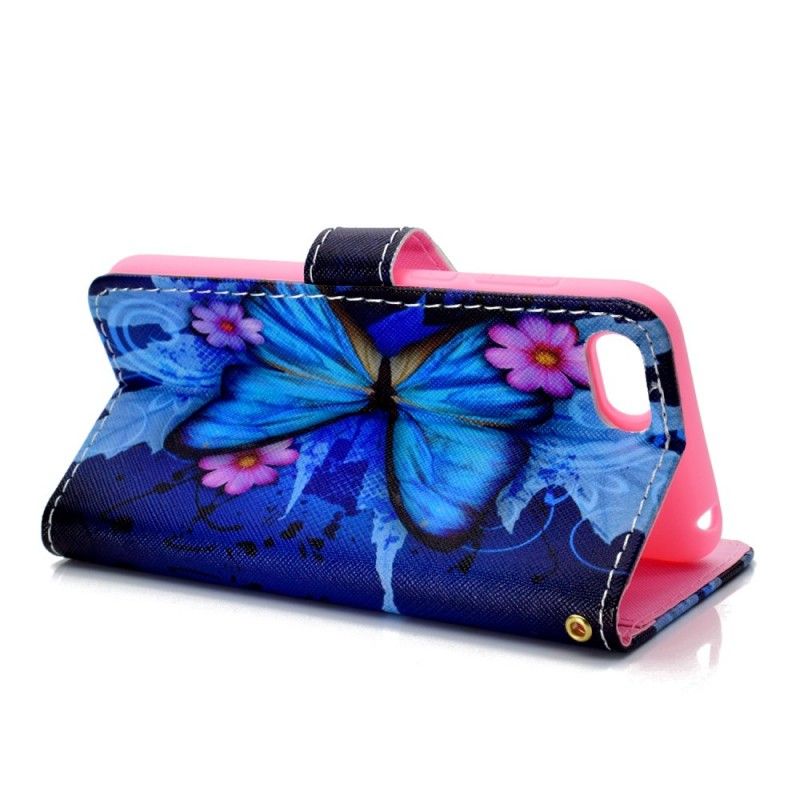 Housse Huawei Y5 2018 Papillon Tropical