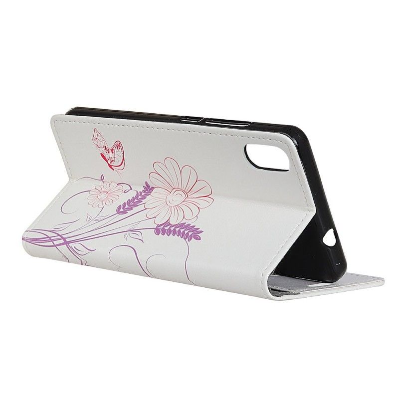 Housse Huawei Y5 2019 Dessin Papillons Et Fleurs