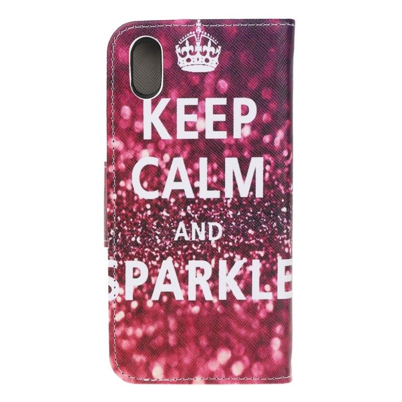 Housse Huawei Y5 2019 Keep Calm And Sparkle