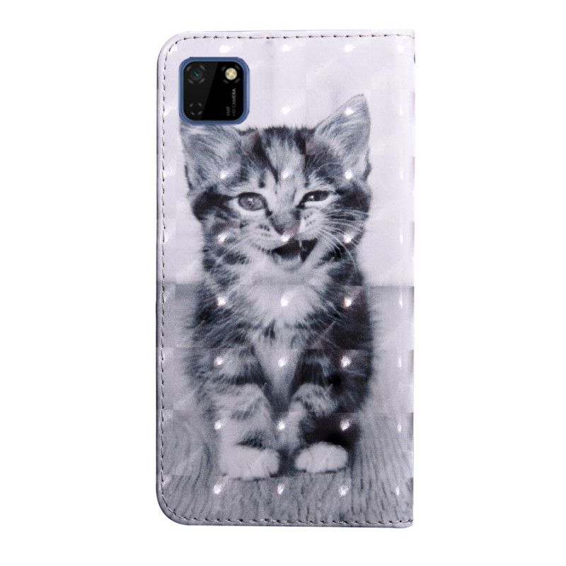 Housse Huawei Y5p Chat Noir Et Blanc
