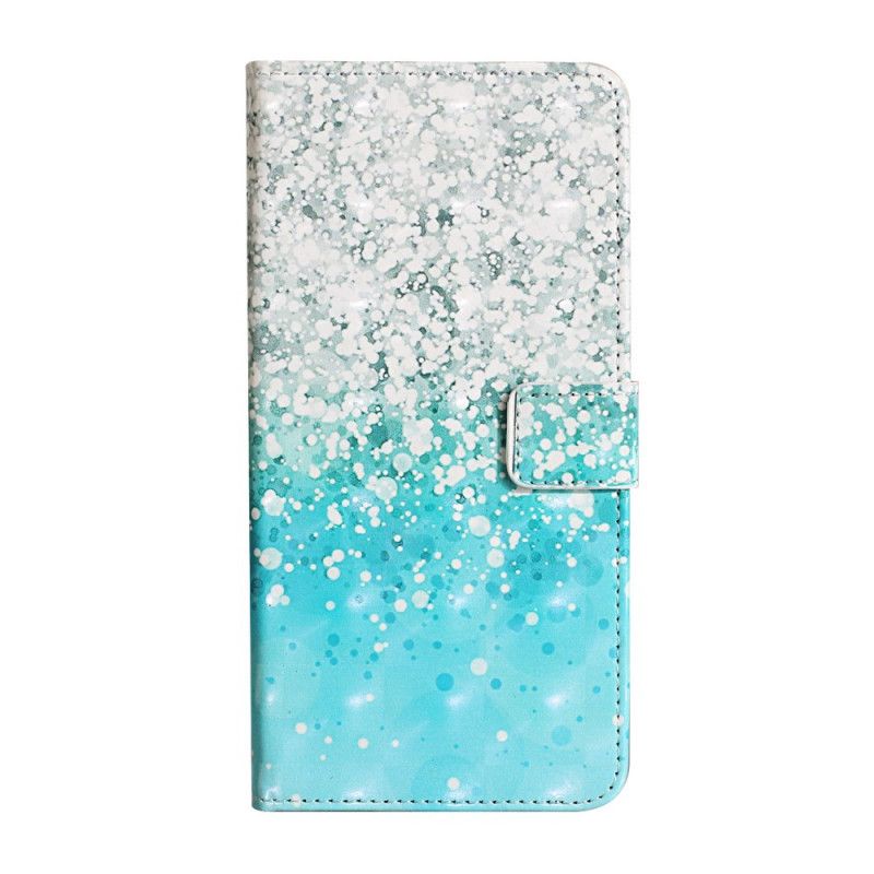 Housse Huawei Y5p Dégradé Paillettes Bleues