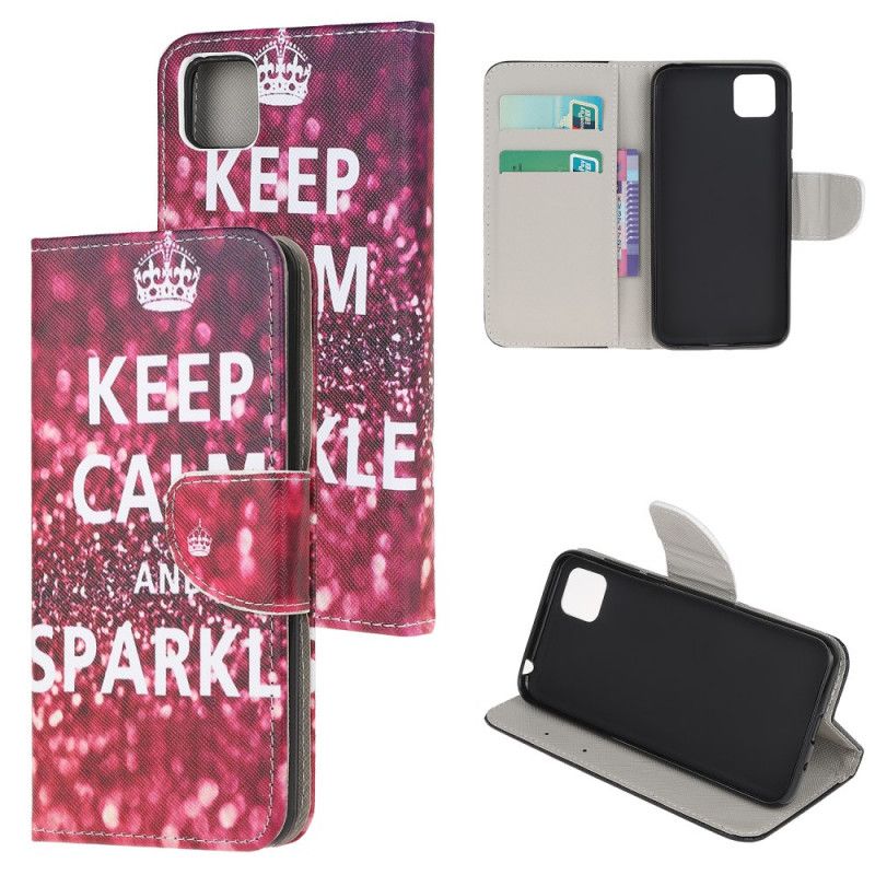 Housse Huawei Y5p Keep Calm And Sparkle