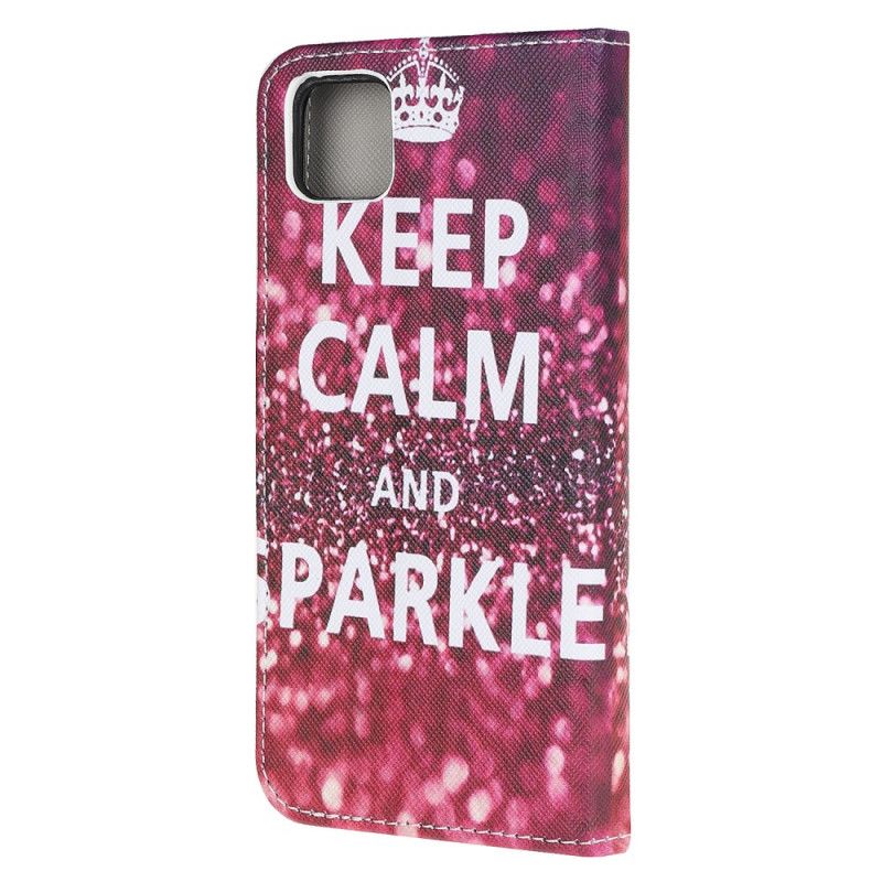 Housse Huawei Y5p Keep Calm And Sparkle
