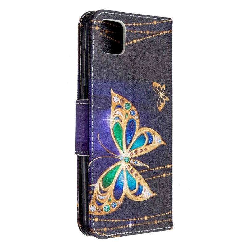 Housse Huawei Y5p Papillon Magique