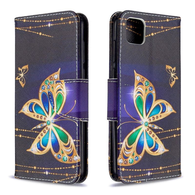 Housse Huawei Y5p Papillon Magique