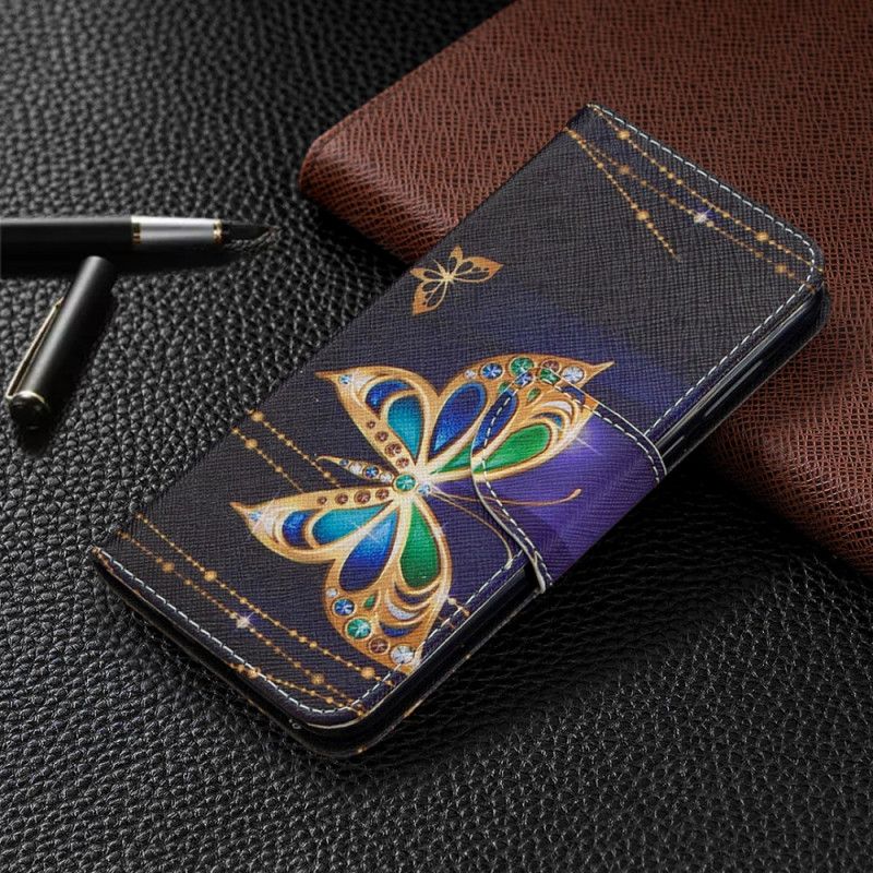 Housse Huawei Y5p Papillon Magique
