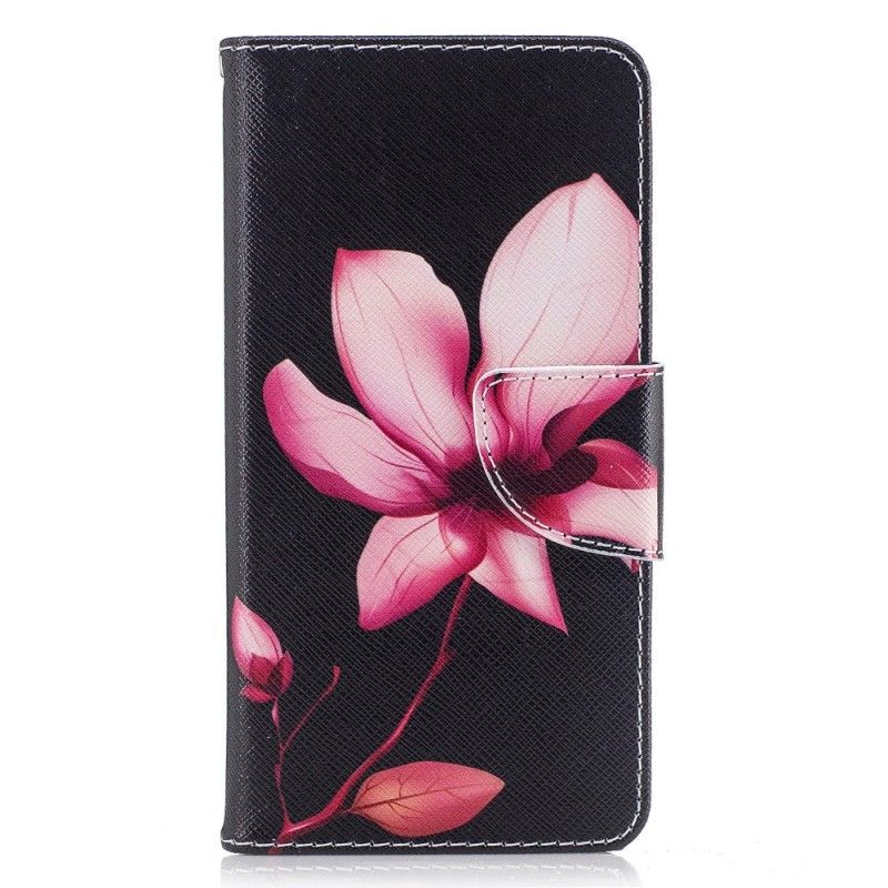 Housse Huawei Y6 2017 Fleur Rose