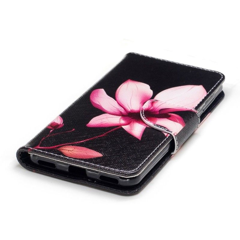 Housse Huawei Y6 2017 Fleur Rose