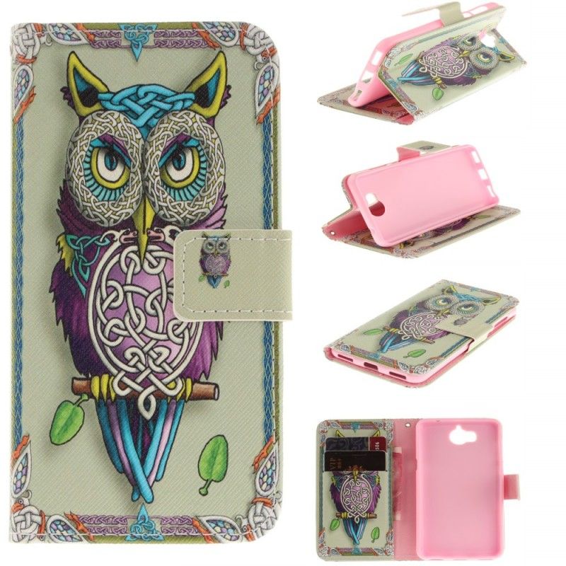 Housse Huawei Y6 2017 Hibou Tribal