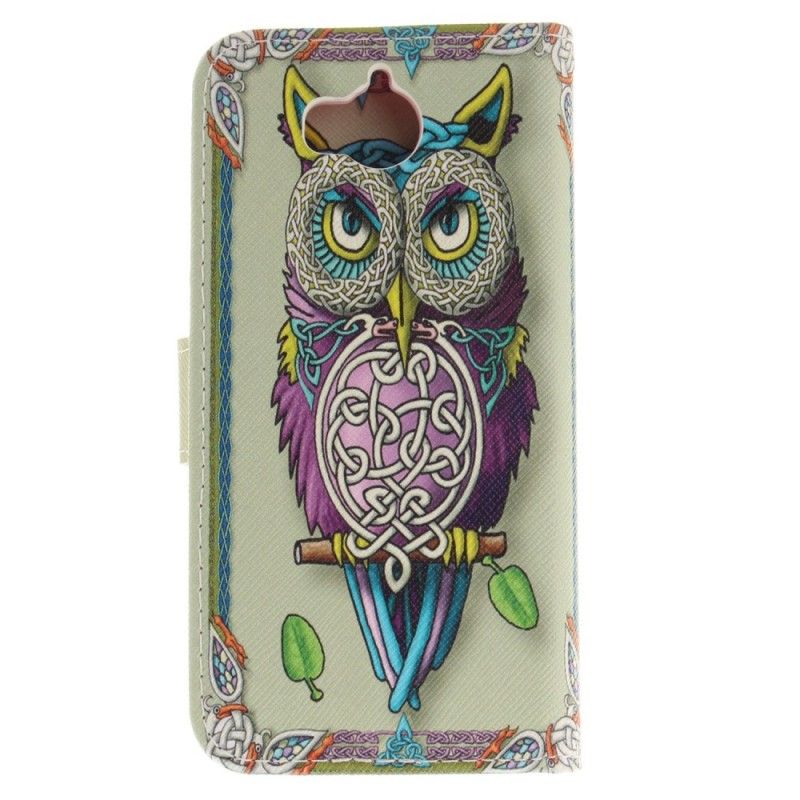 Housse Huawei Y6 2017 Hibou Tribal