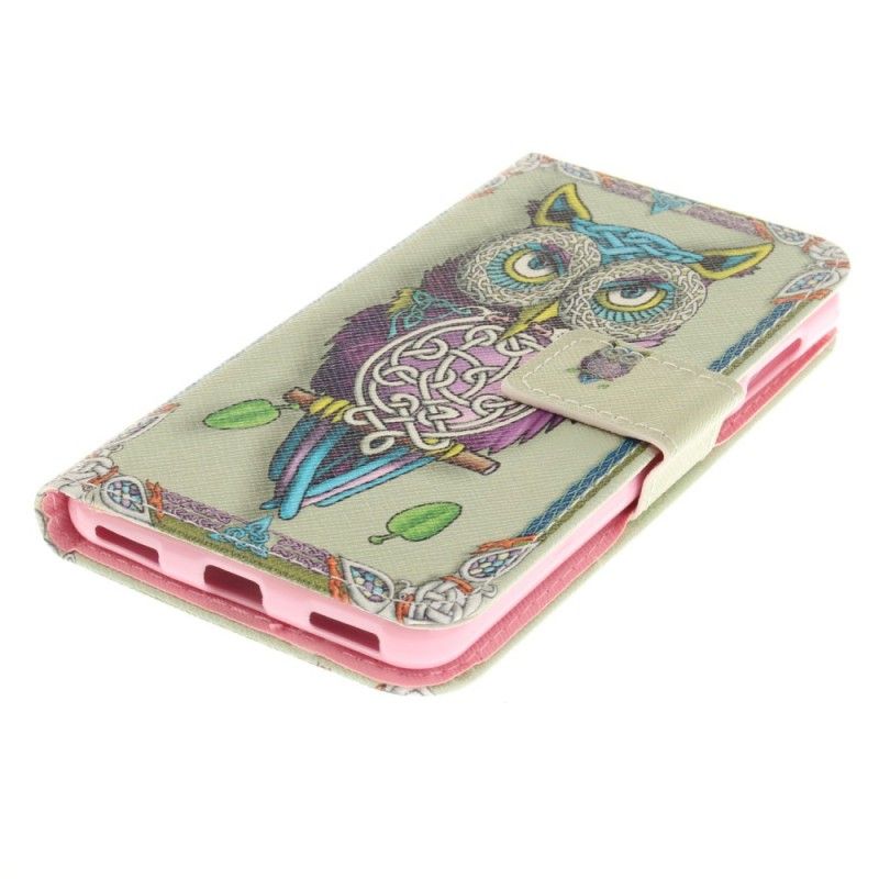 Housse Huawei Y6 2017 Hibou Tribal