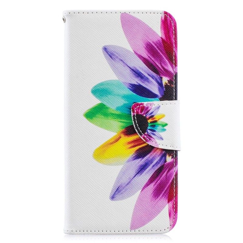 Housse Huawei Y6 2019 Fleur Aquarelle