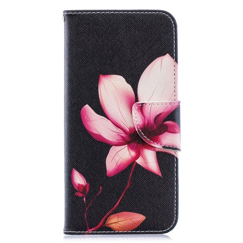 Housse Huawei Y6 2019 Fleur Rose