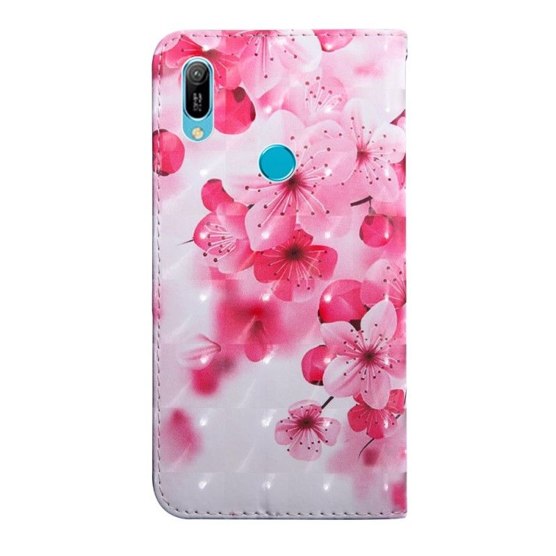 Housse Huawei Y6 2019 Fleurs Roses