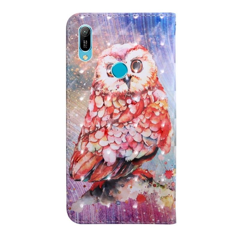 Housse Huawei Y6 2019 Hibou Le Peintre