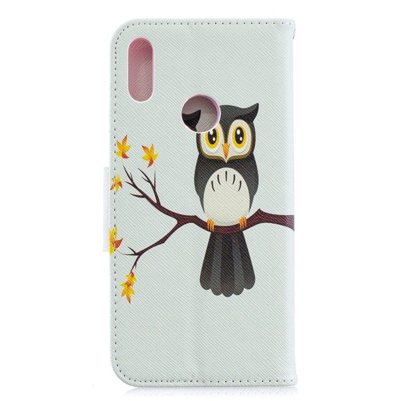 Housse Huawei Y6 2019 Hibou Perché Sur La Branche