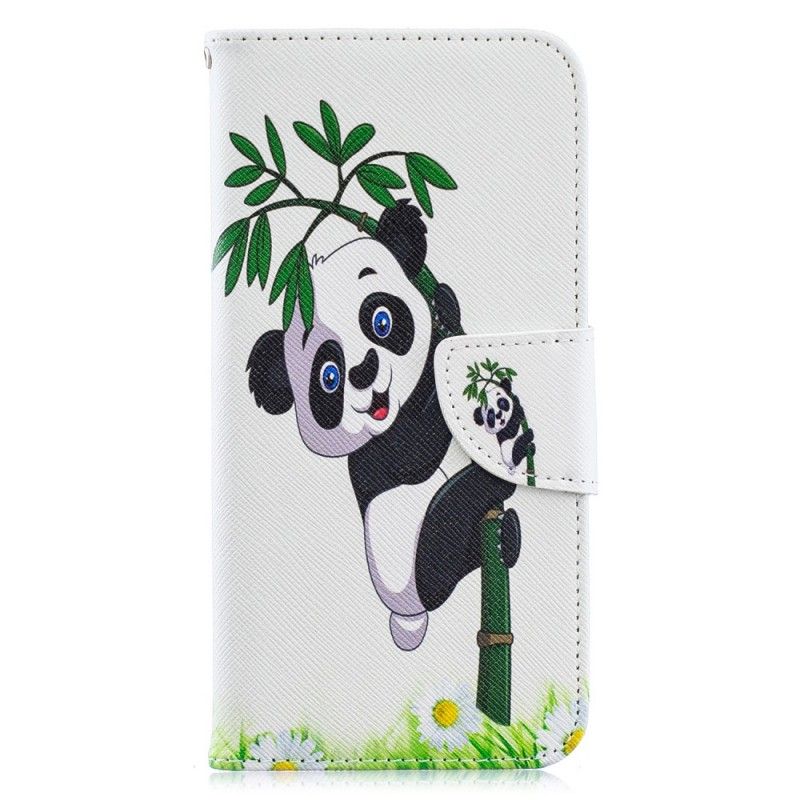 Housse Huawei Y6 2019 Panda Sur Le Bambou