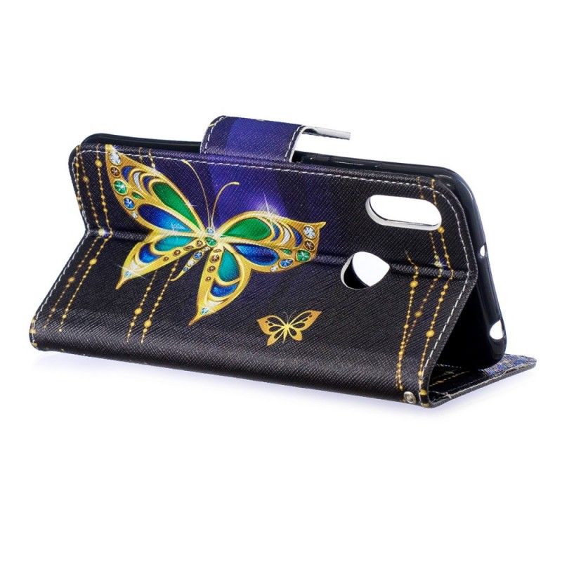 Housse Huawei Y6 2019 Papillon Magique