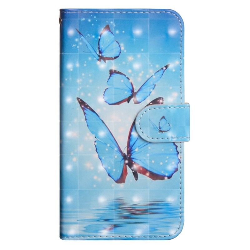 Housse Huawei Y6 2019 Papillons Bleus Volants