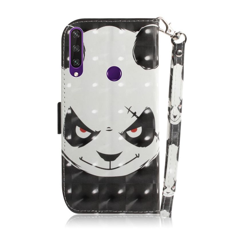 Housse Huawei Y6p Angry Panda À Lanière