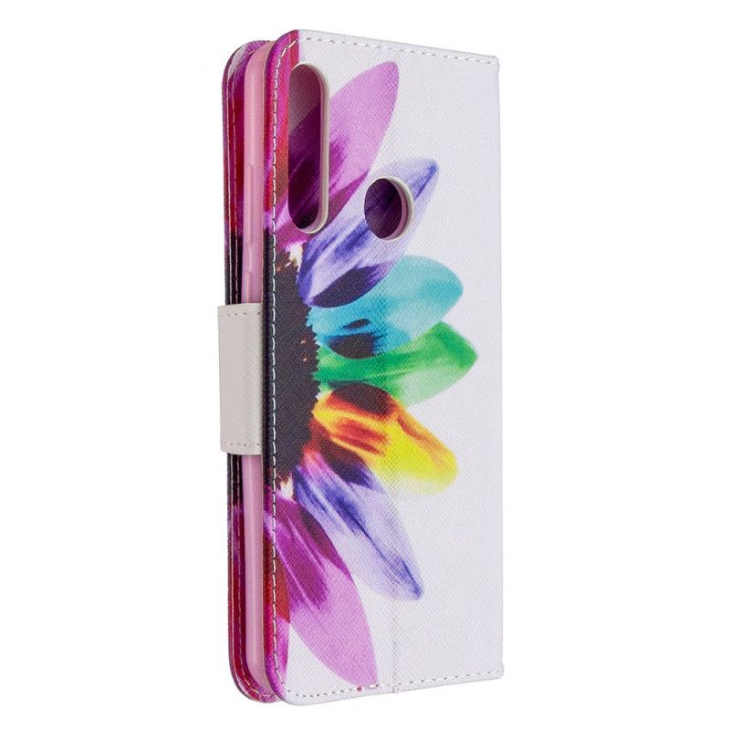 Housse Huawei Y6p Fleur Aquarelle