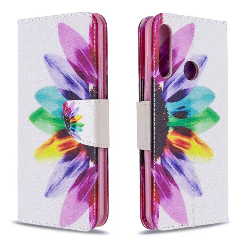 Housse Huawei Y6p Fleur Aquarelle