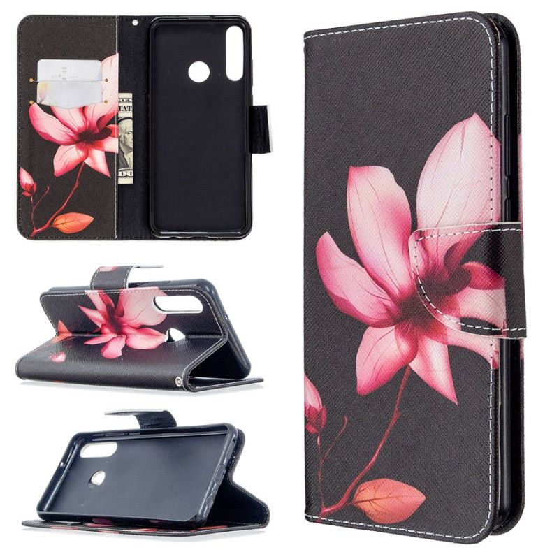 Housse Huawei Y6p Fleur Rose