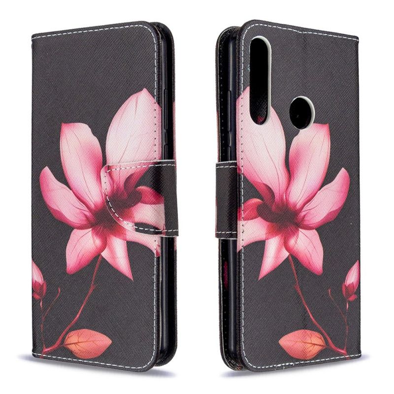 Housse Huawei Y6p Fleur Rose