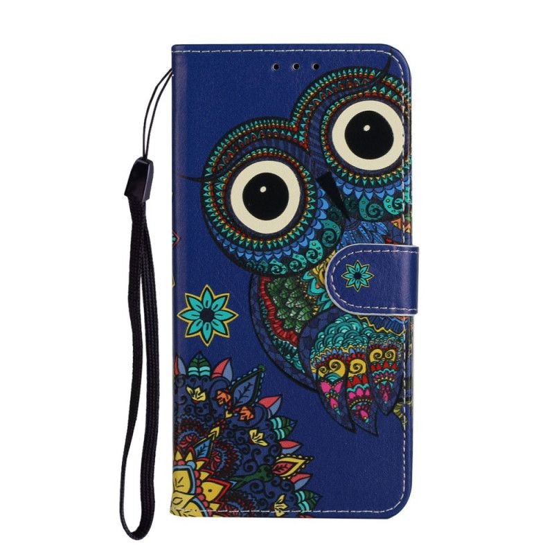 Housse Huawei Y6p Hibou En Mandala