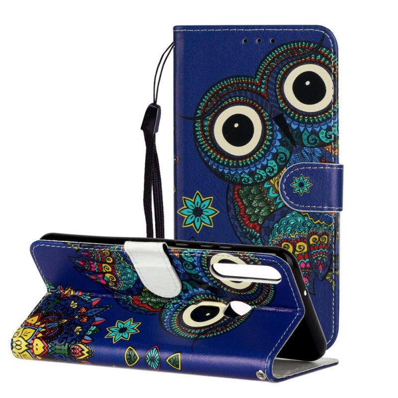 Housse Huawei Y6p Hibou En Mandala