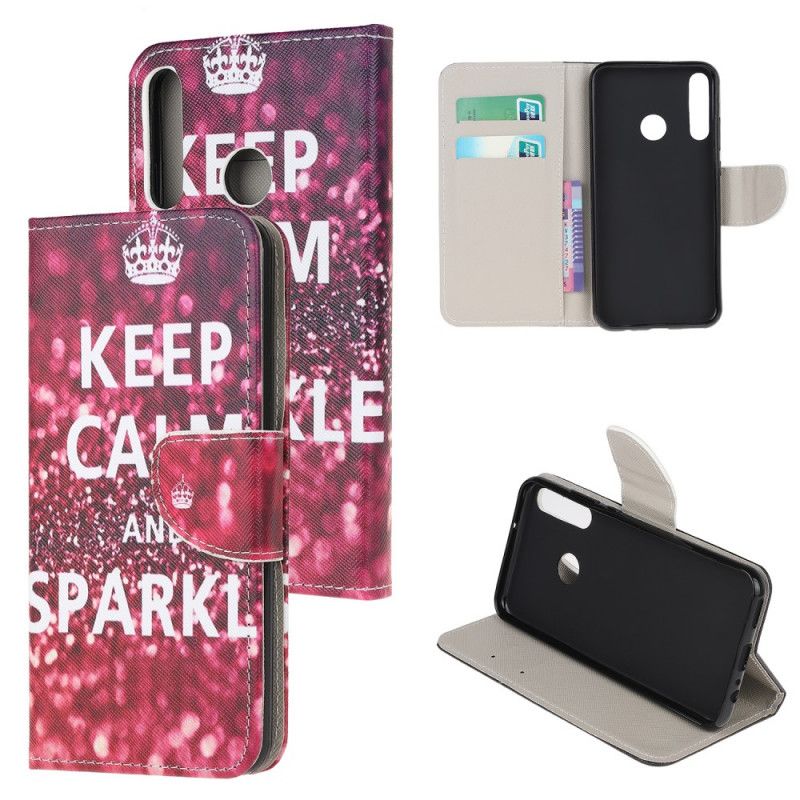 Housse Huawei Y6p Keep Calm And Sparkle