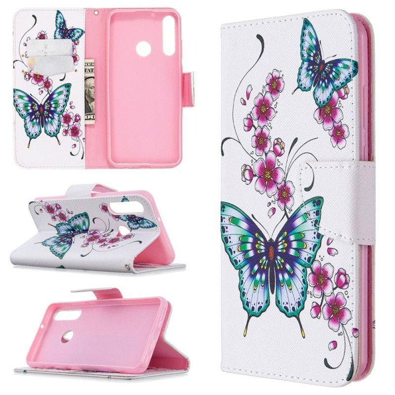 Housse Huawei Y6p Merveilleux Papillons