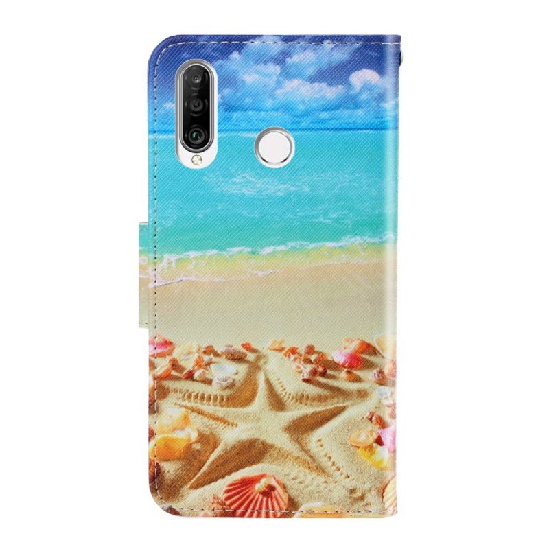 Housse Huawei Y6p Plage À Lanière